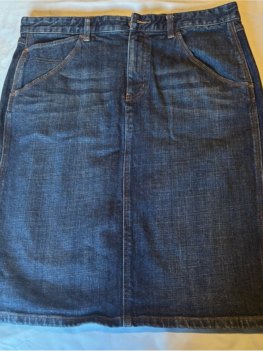 Ralph Lauren Dark Blue Denim Skirt